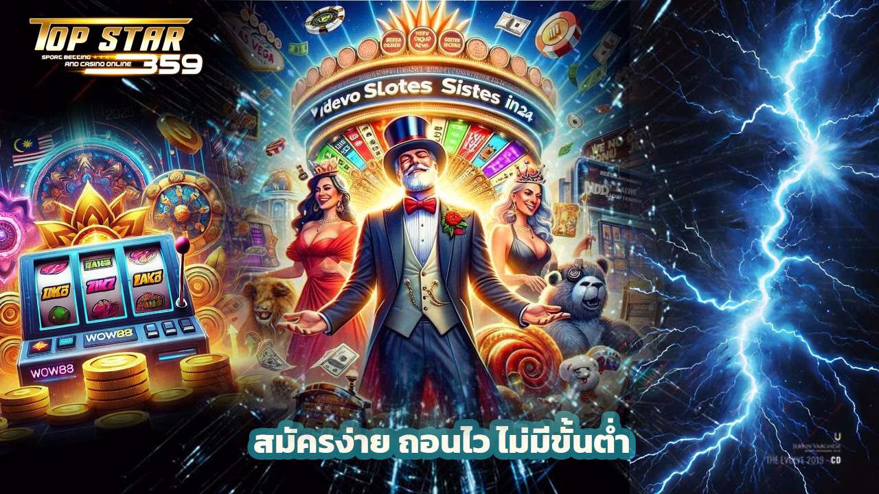 Read more about the article โบนัสฟรี topstar359 สมัครง่าย ถอนไว ไม่มีขั้นต่ำ